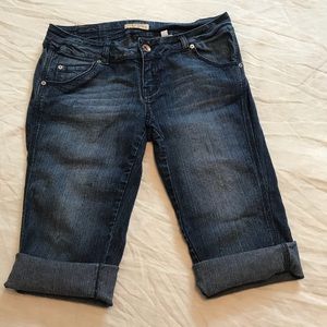 Denim shorts - Bermuda length